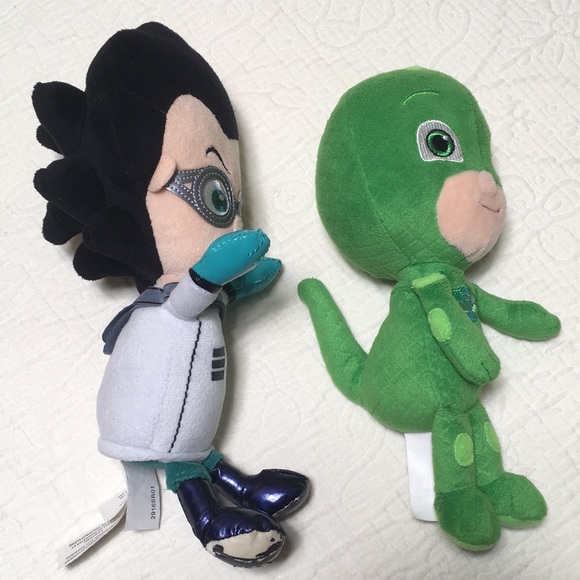 8”& 10” PJ Masks Greg and Romeo Plush Dolls - Picture 6 of 16